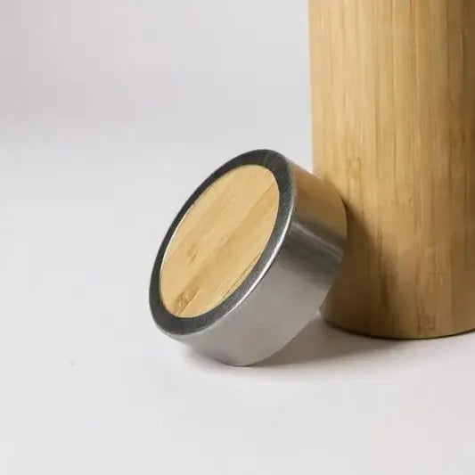 Bamboo + Stainless Steel Travel Flask Hekseri Aromatherapy