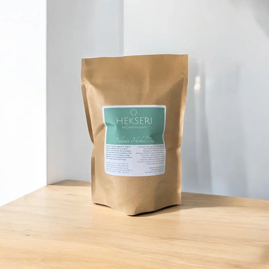 Balance herbal tea, Moringa, Nettle, Dandelion, Ashwaganda and Lemon balm. Blended in NZ