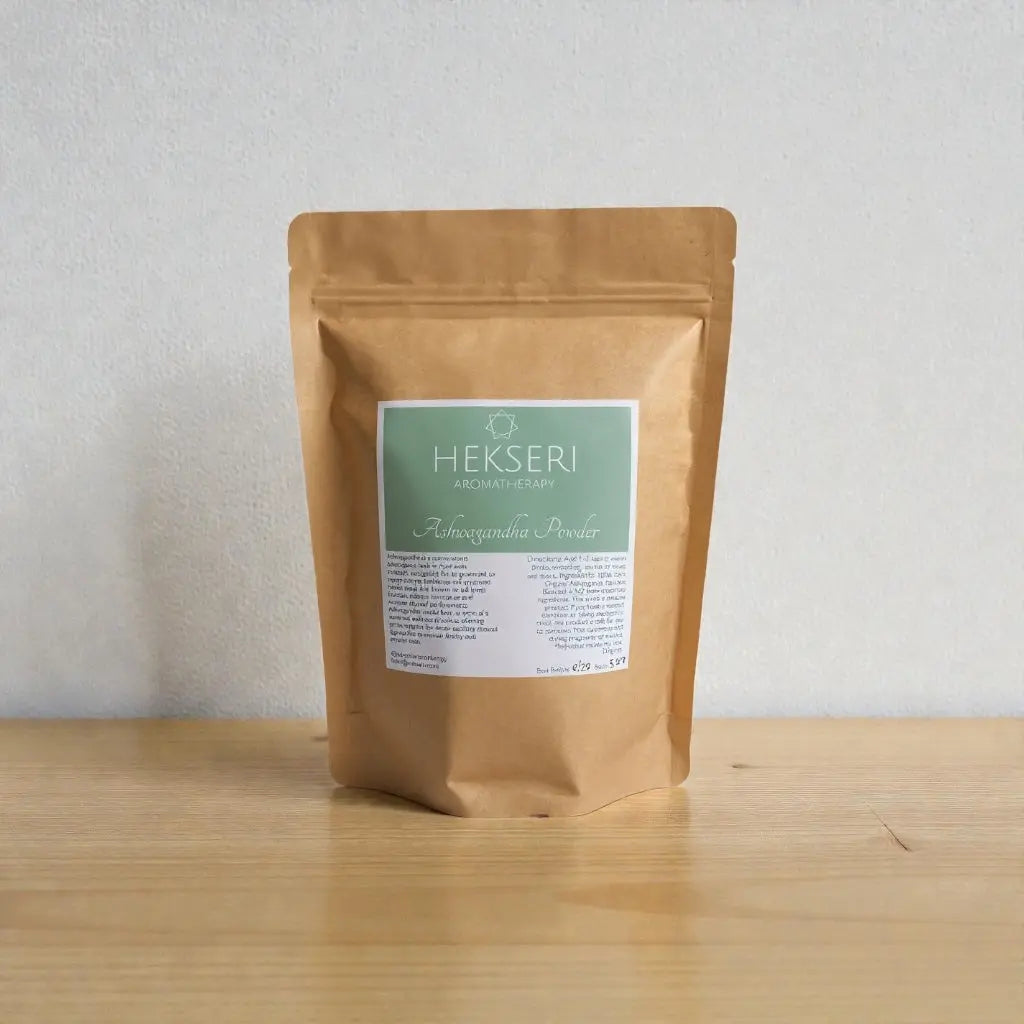 Organic Ashwagandha Powder - 250g Hekseri Aromatherapy