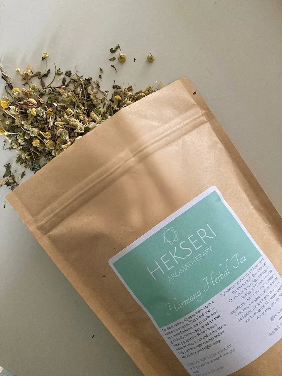 Chamomile peppermint spearmint liquorice fennel