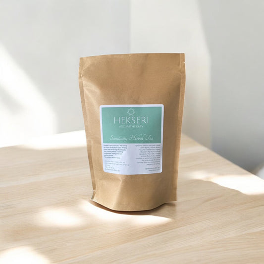 Sanctuary herbal tea - Lemon balm, Lavender, Valerian, Passionflower. Blended in NZ