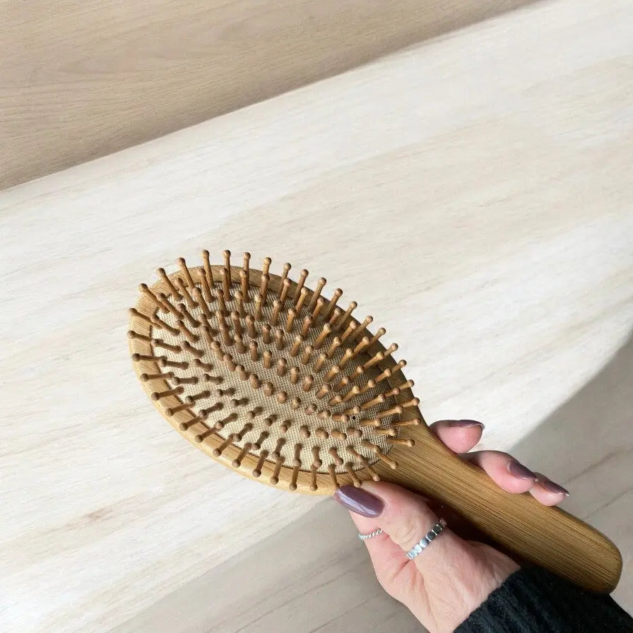 Bamboo Hairbrush Hekseri Aromatherapy